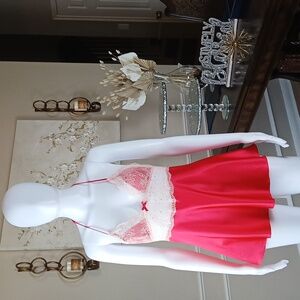 Victoria's Secret Pure Seduction Babydoll Slip Mini Dress With Crystals. Size S